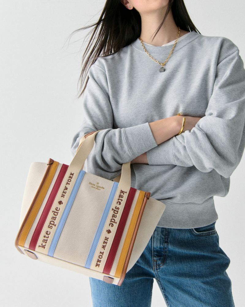 KateSpade Kip Stripe Small Tote Multi