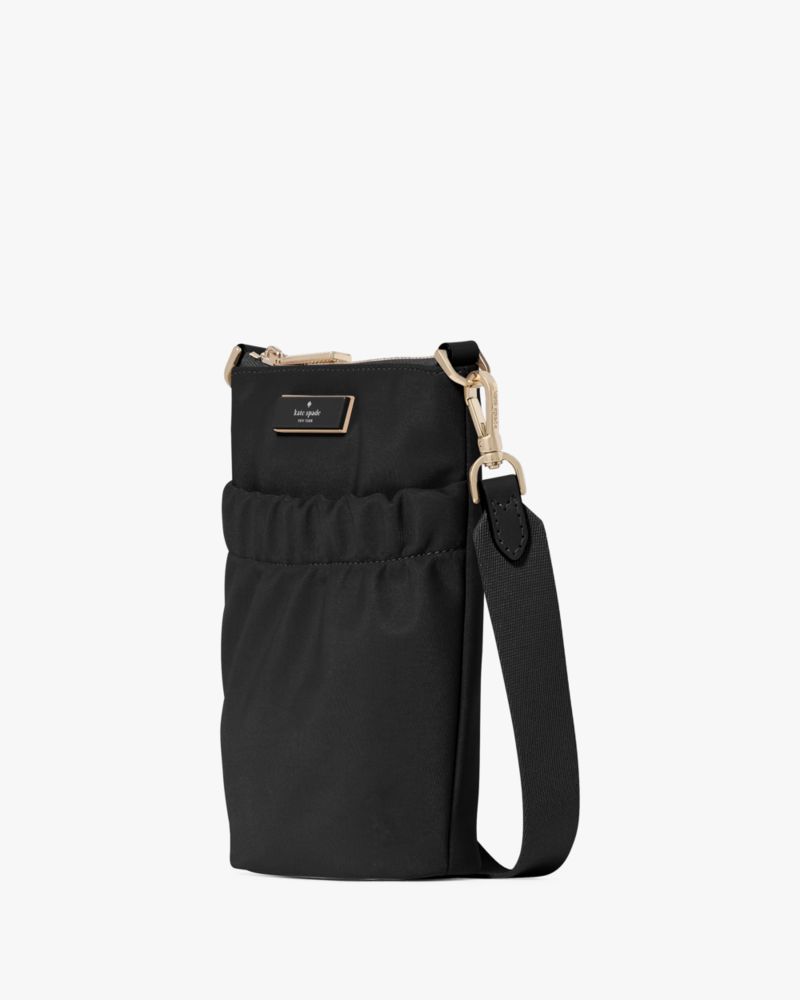KateSpade Carter Nylon Phone Crossbody Bag Black
