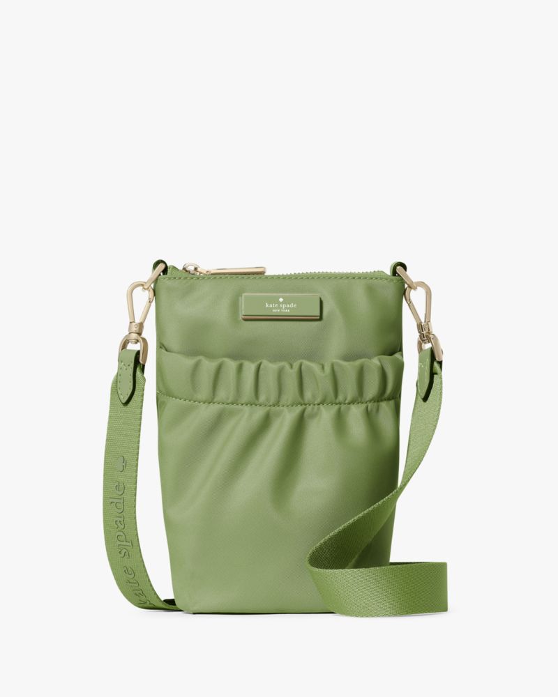 KateSpade Carter Nylon Phone Crossbody Cedar Stand