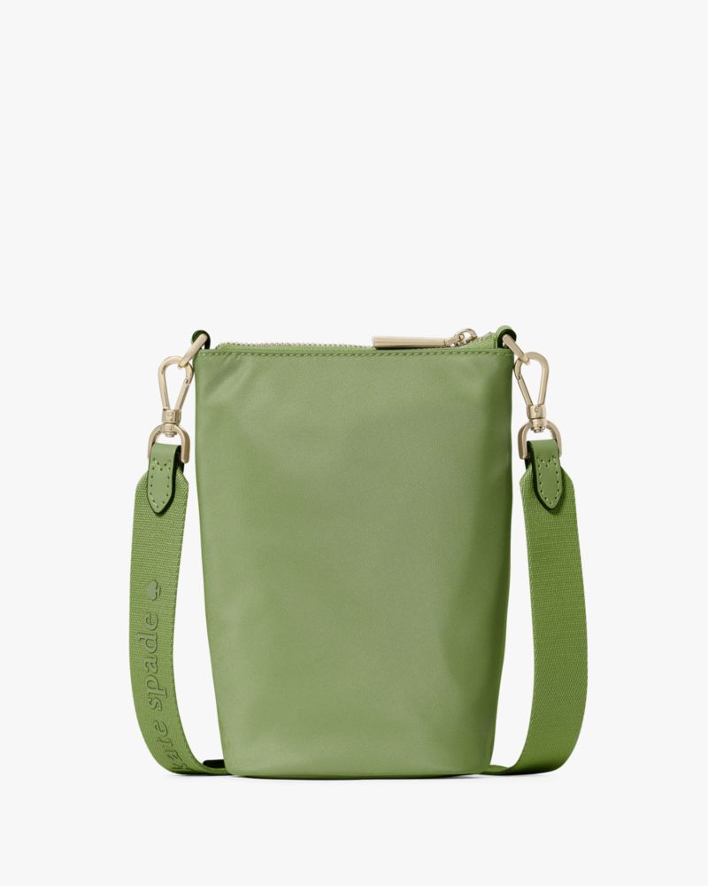 KateSpade Carter Nylon Phone Crossbody Cedar Stand