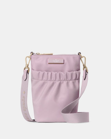 KateSpade Carter Nylon Phone Crossbody Lavender Smoke