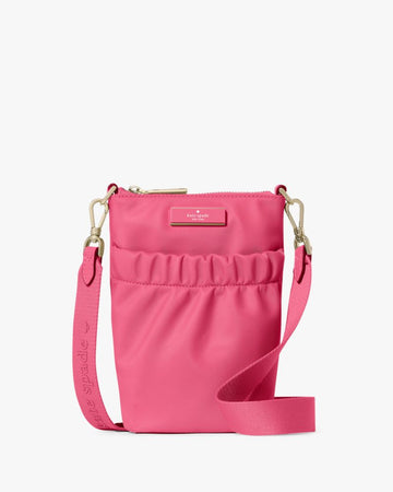 KateSpade Carter Nylon Phone Crossbody Rose Oil