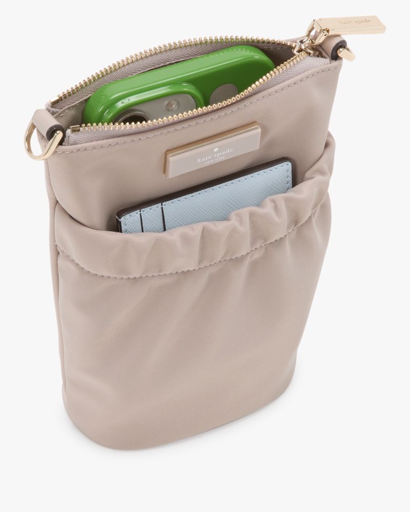 KateSpade Carter Nylon Phone Crossbody Rose Oil