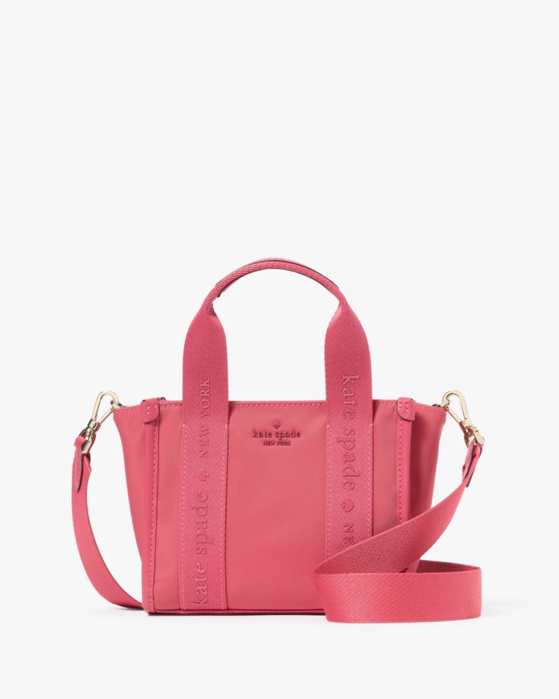 KateSpade Kip Nylon Mini Tote Rose Oil