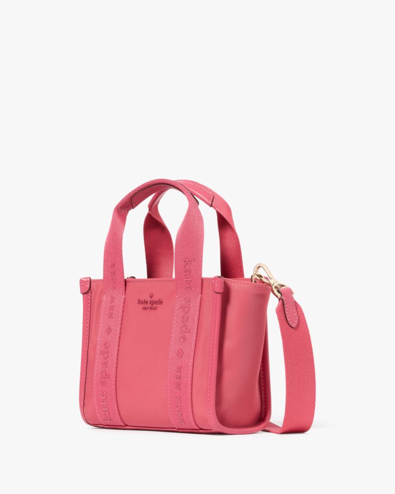 KateSpade Kip Nylon Mini Tote Rose Oil