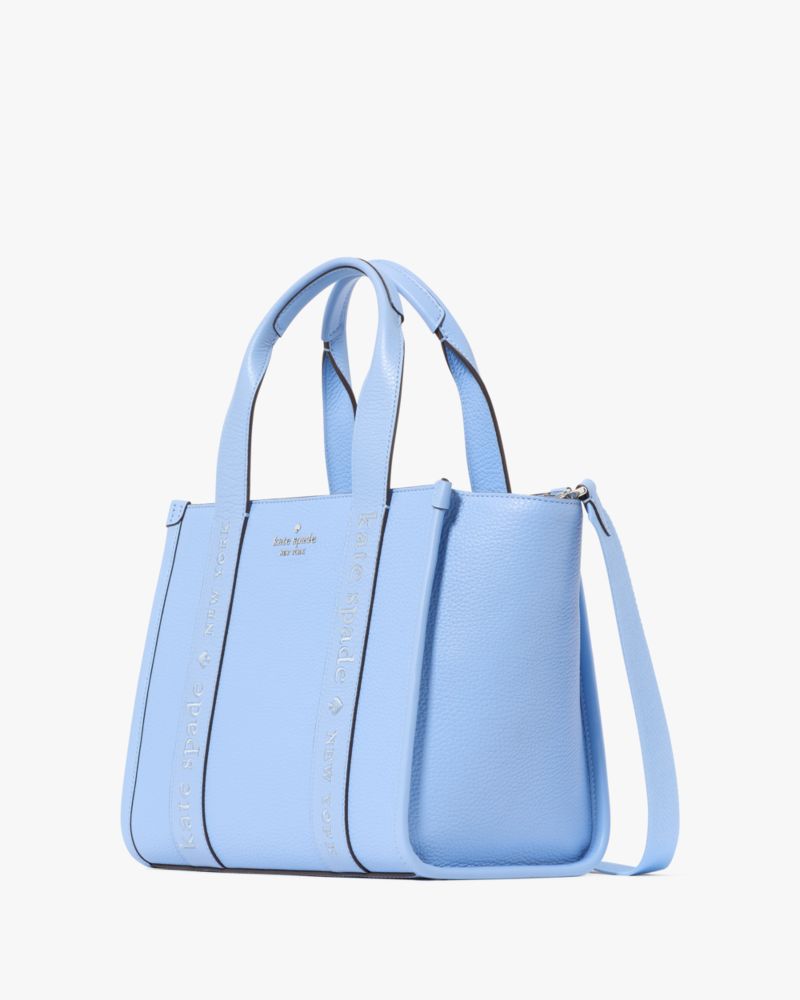 KateSpade Kip Leather Small Tote Periwinkle Sky