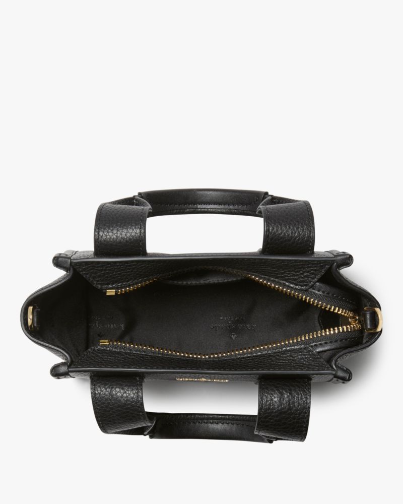 KateSpade Kip Leather Mini Tote Black