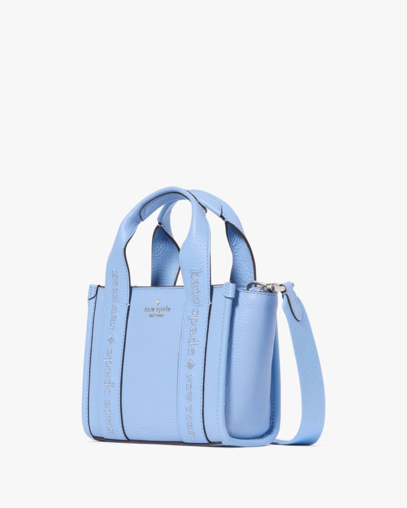 KateSpade Kip Leather Mini Tote Periwinkle Sky
