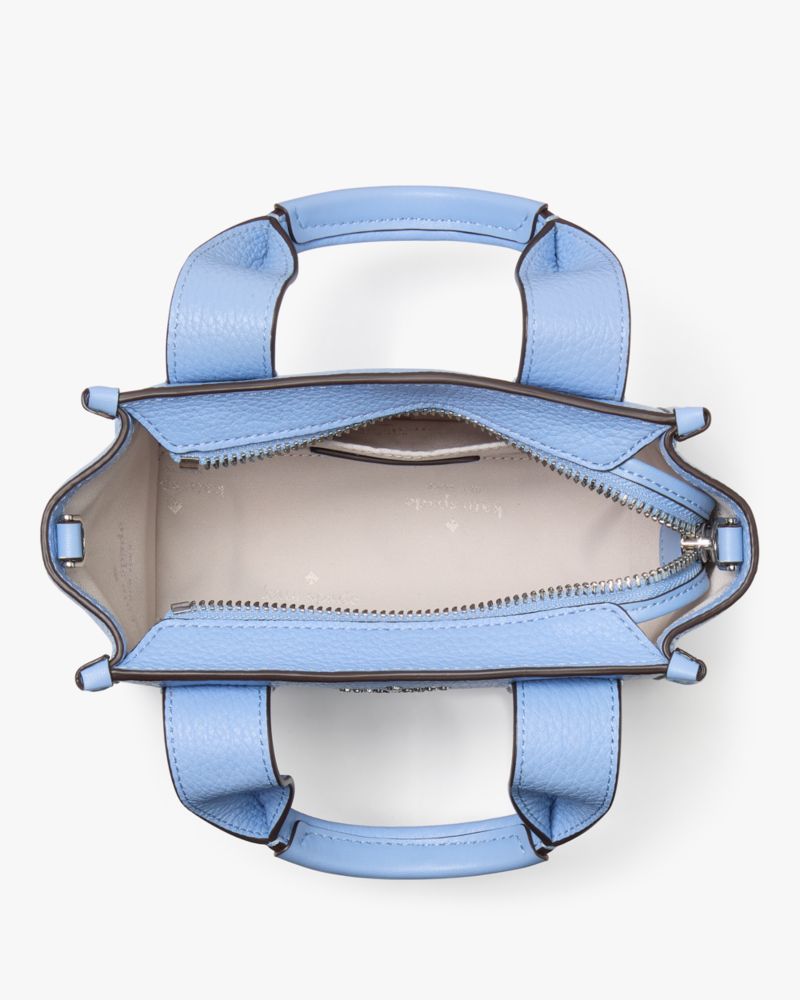 KateSpade Kip Leather Mini Tote Periwinkle Sky