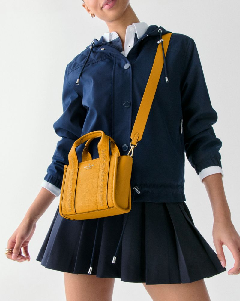 KateSpade Kip Leather Mini Tote Squash Blossom