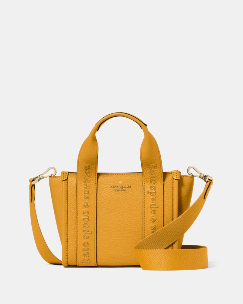 KateSpade Kip Leather Mini Tote Squash Blossom