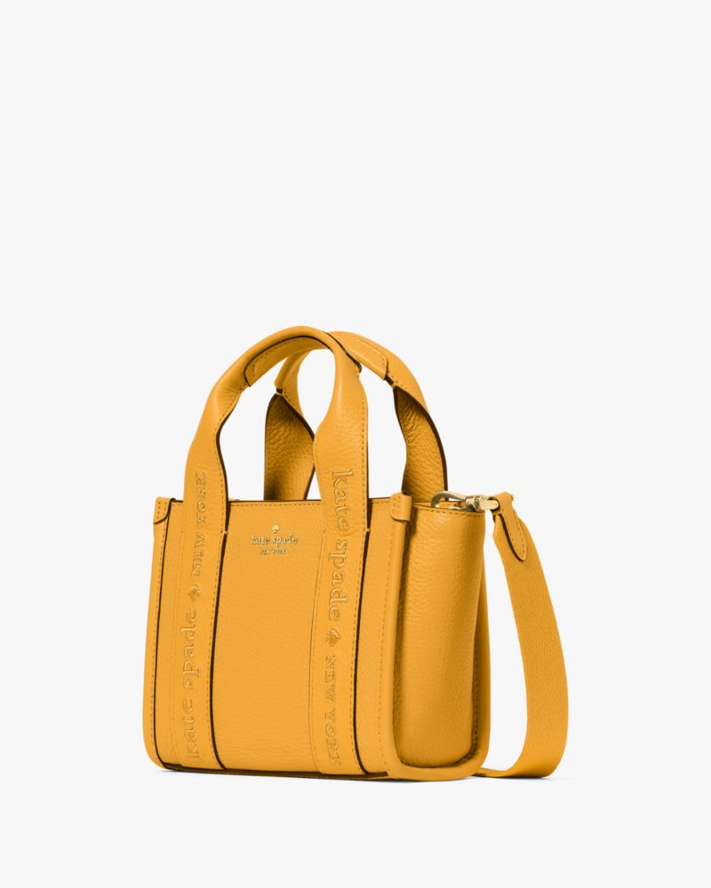 KateSpade Kip Leather Mini Tote Squash Blossom