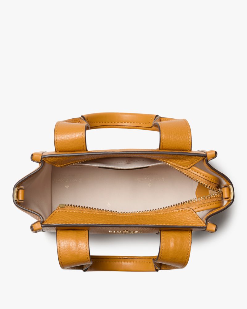 KateSpade Kip Leather Mini Tote Squash Blossom