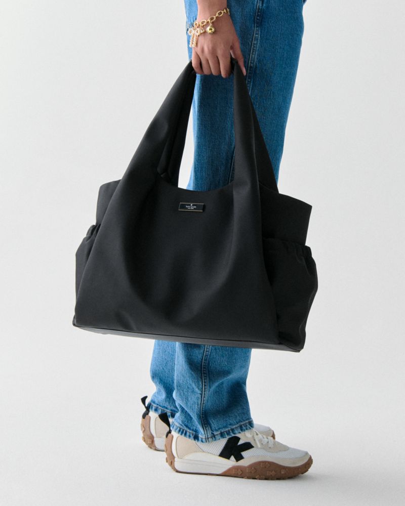 KateSpade Carter Nylon Large Baby Bag Black