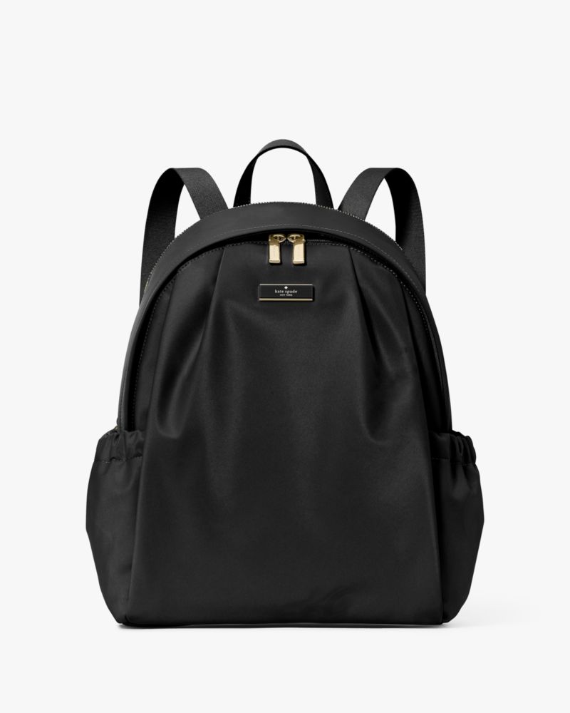 KateSpade Carter Nylon Large Backpack Black
