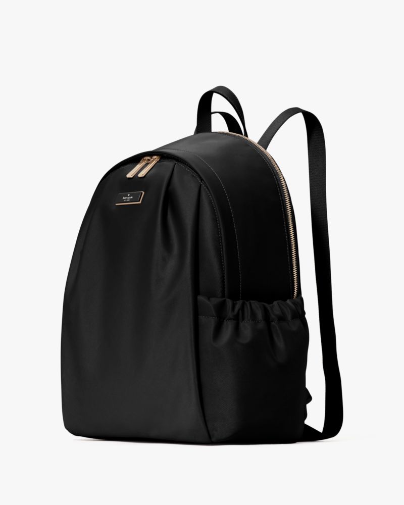 KateSpade Carter Nylon Large Backpack Black