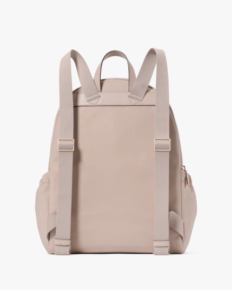 KateSpade Carter Nylon Large Backpack Cozy Grey