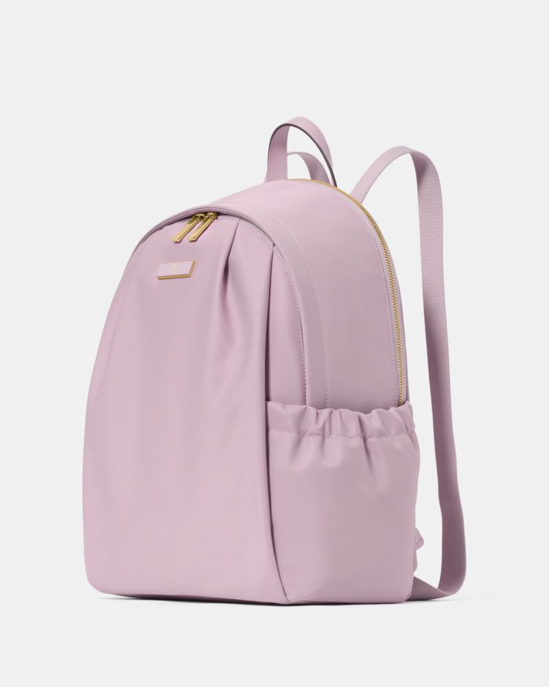 KateSpade Carter Nylon Large Backpack Lavender Smoke