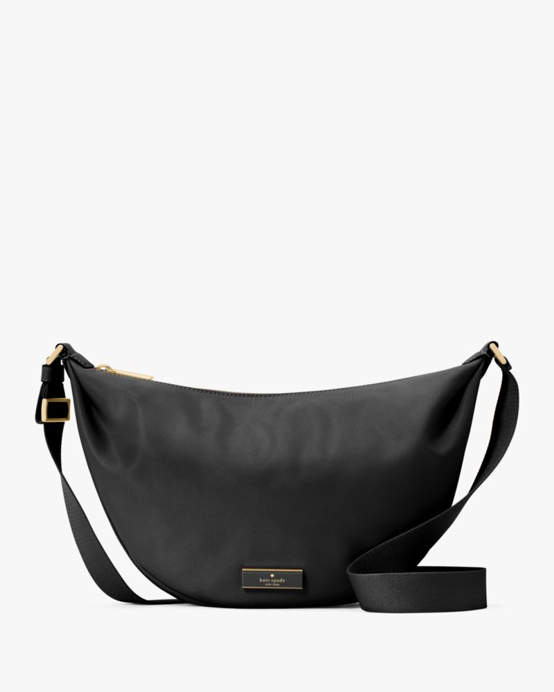 KateSpade Carter Nylon Medium Sling Bag Black