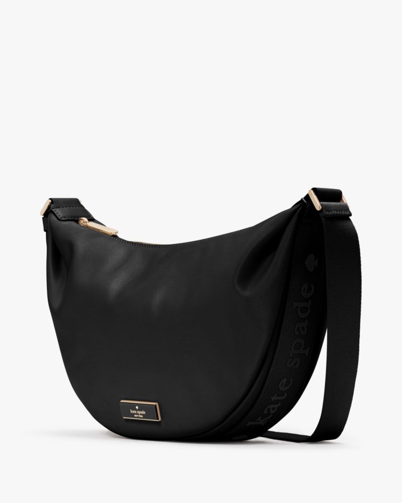 KateSpade Carter Nylon Medium Sling Bag Black