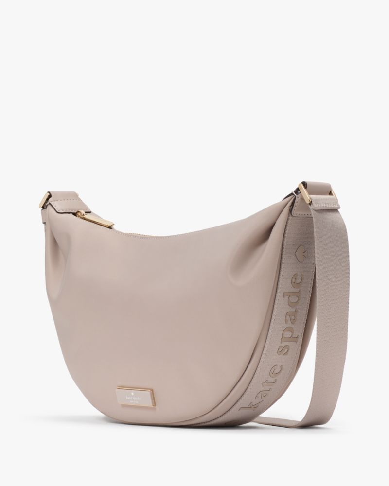 KateSpade Carter Nylon Medium Sling Bag Cozy Grey