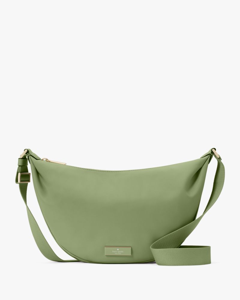 KateSpade Carter Nylon Medium Sling Bag Cedar Stand