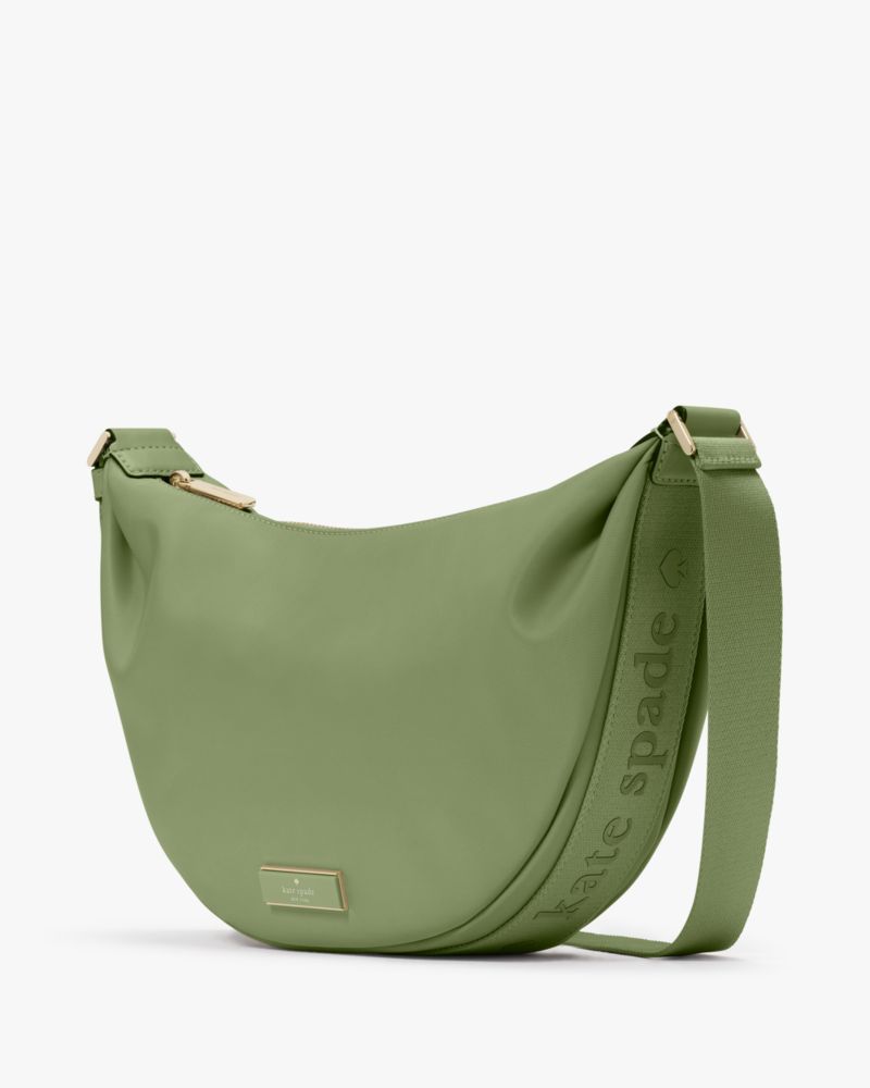 KateSpade Carter Nylon Medium Sling Bag Cedar Stand