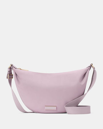 KateSpade Carter Nylon Medium Sling Bag Lavender Smoke