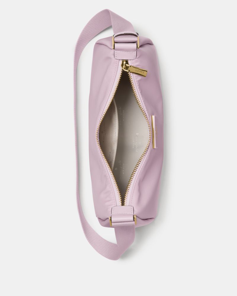KateSpade Carter Nylon Small Shoulder Bag Lavender Smoke
