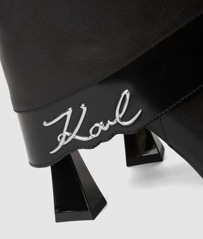 KarlLagerfeld Ksignature Small Crossbody Bag Caramel