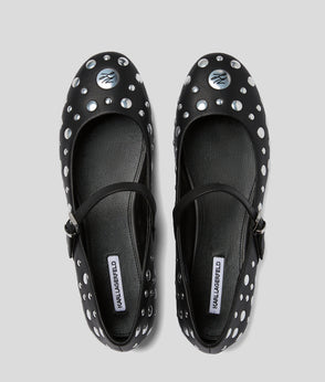 KarlLagerfeld Kheart Reversible Shopper Black