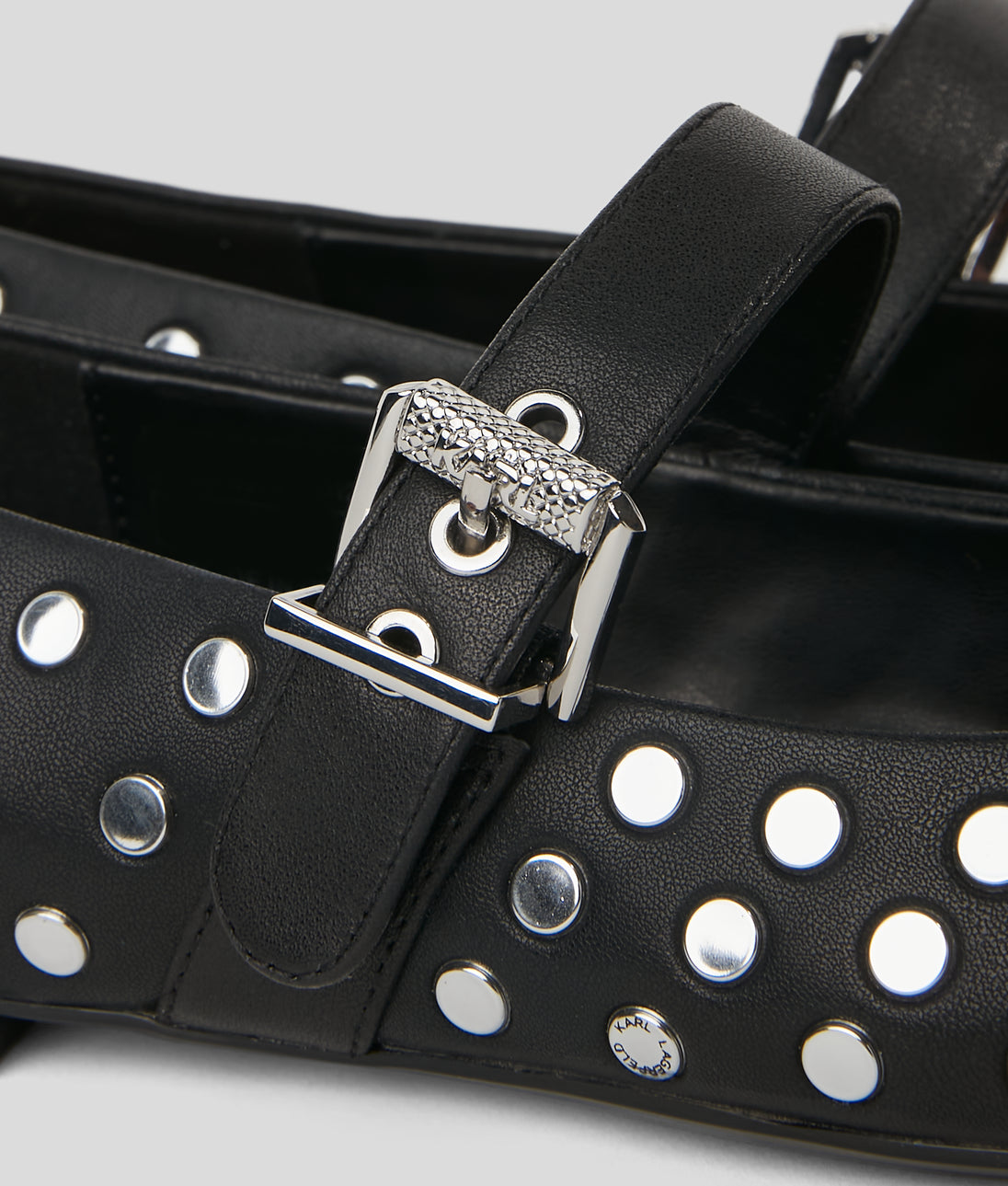 KarlLagerfeld Utility Canvas Shoulder Bag Beige/Black