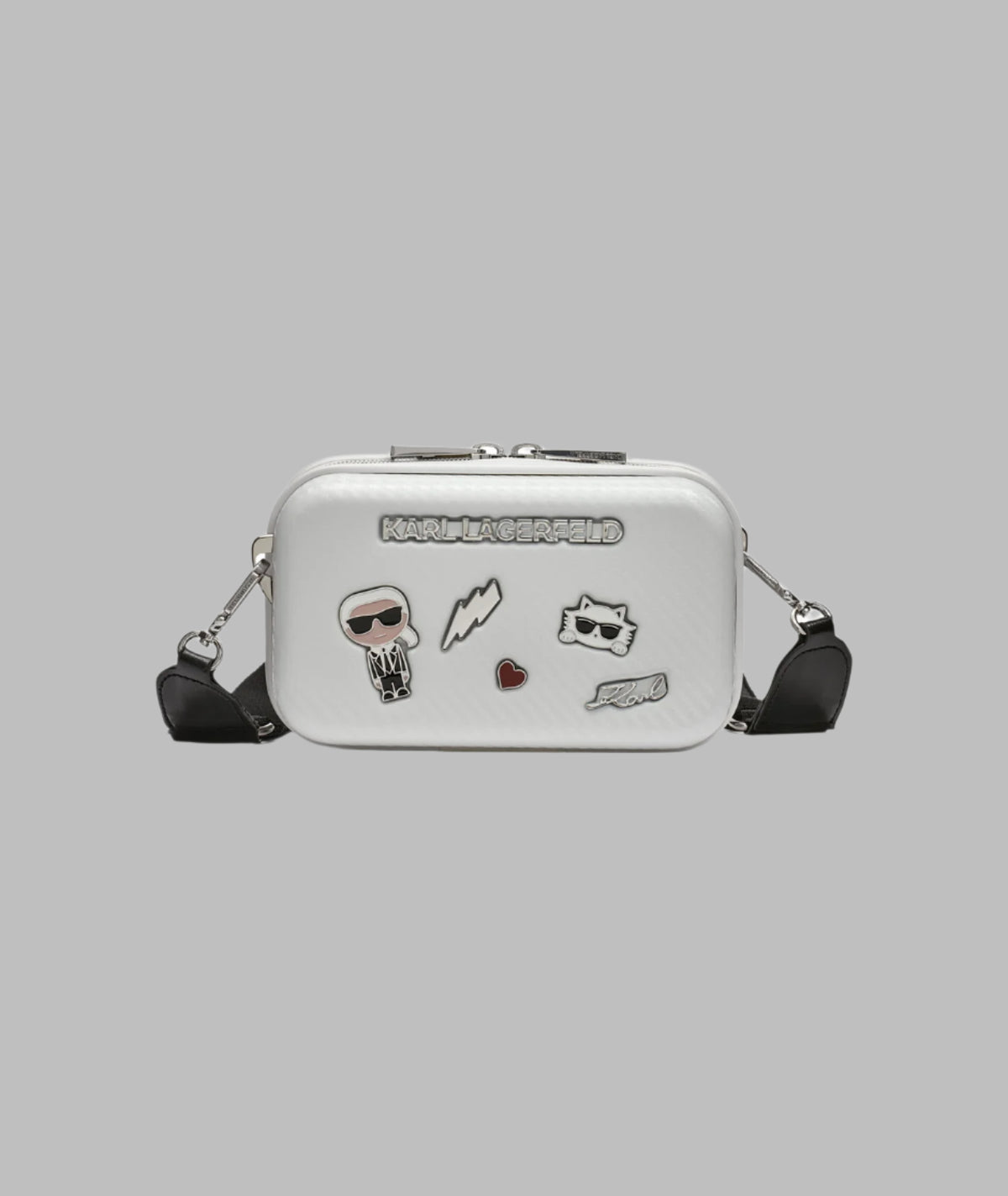 KarlLagerfeld Maybelle hardcase crossbody white