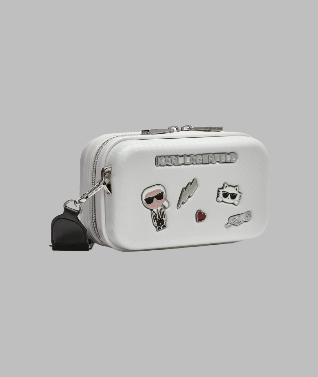 KarlLagerfeld Maybelle hardcase crossbody white