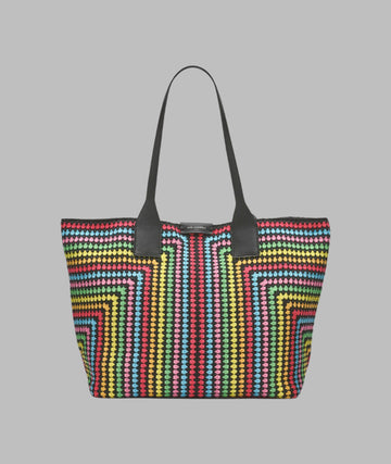 KarlLagerfeld Henriette crochet tote black multi