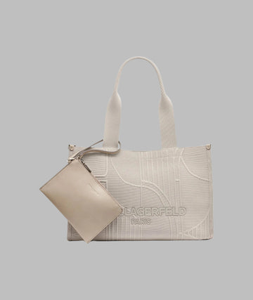 KarlLagerfeld Kristina large tote truffle