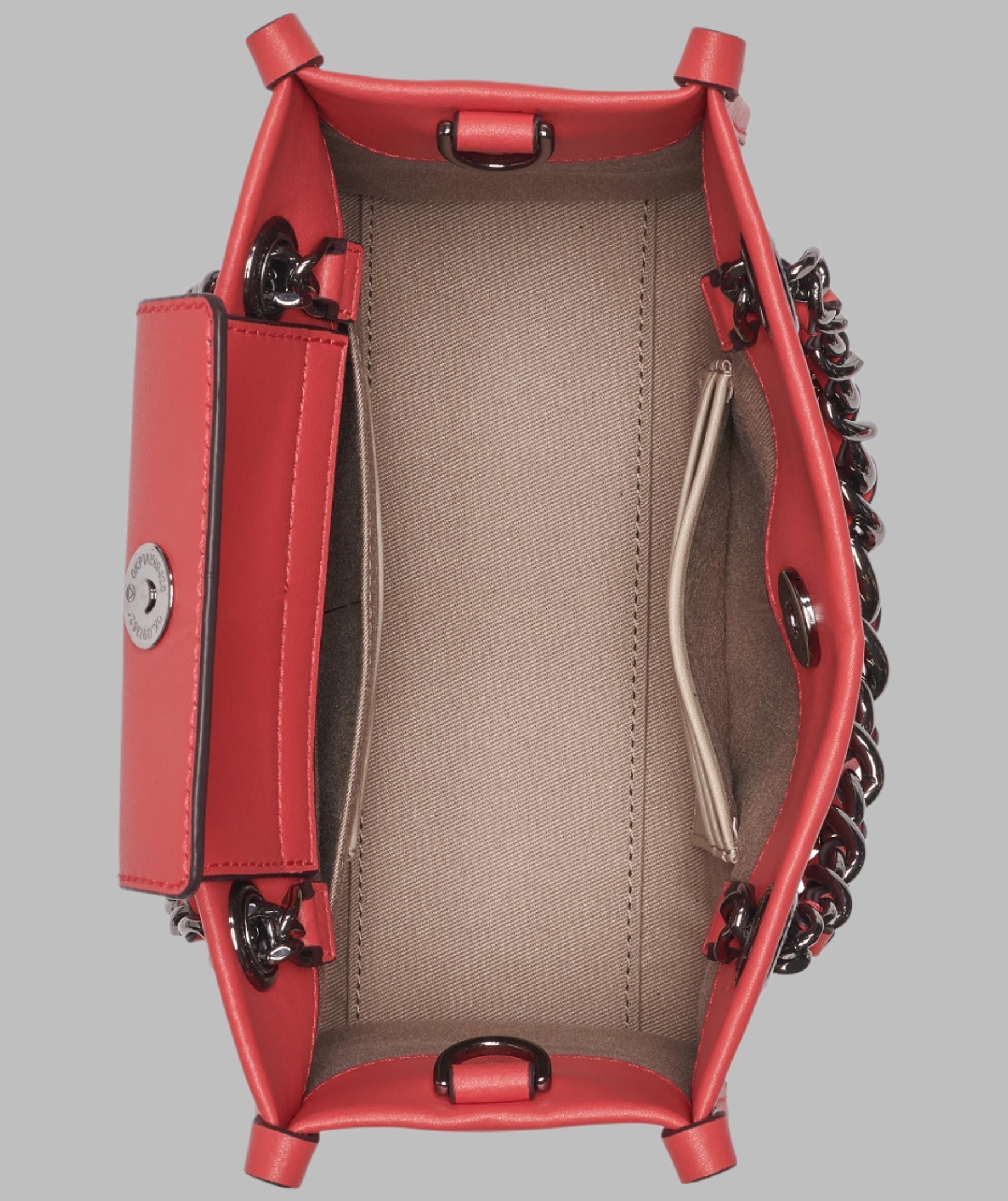 KarlLagerfeld Savoie small leather crossbody grenadine