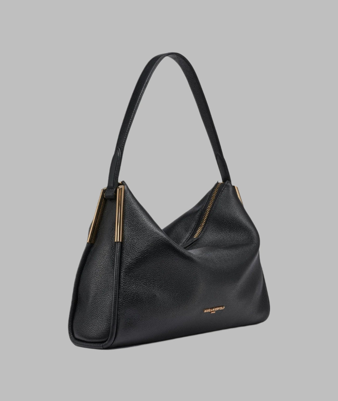 KarlLagerfeld Valerie leather shoulder bag black