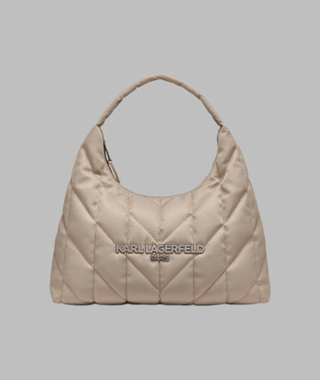 KarlLagerfeld Voyage med tote nylon truffle