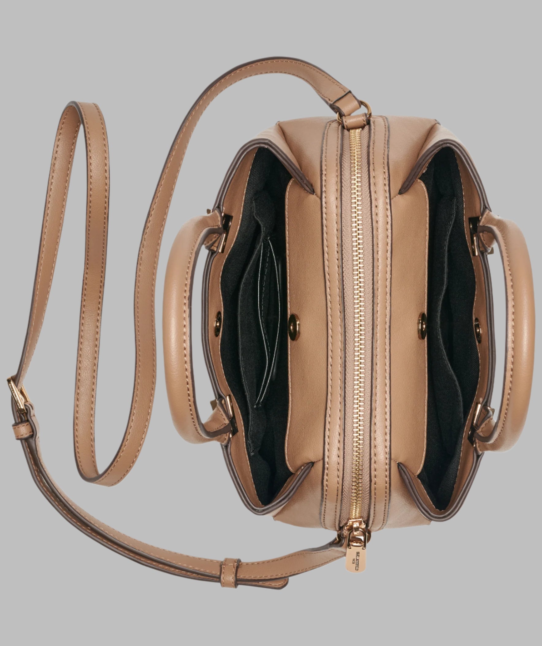 KarlLagerfeld Meribel crossbody with pins brown