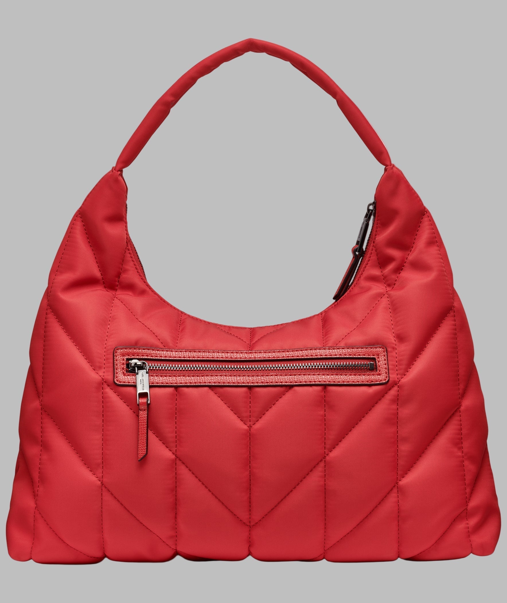 KarlLagerfeld Voyage med tote nylon -blk crimson