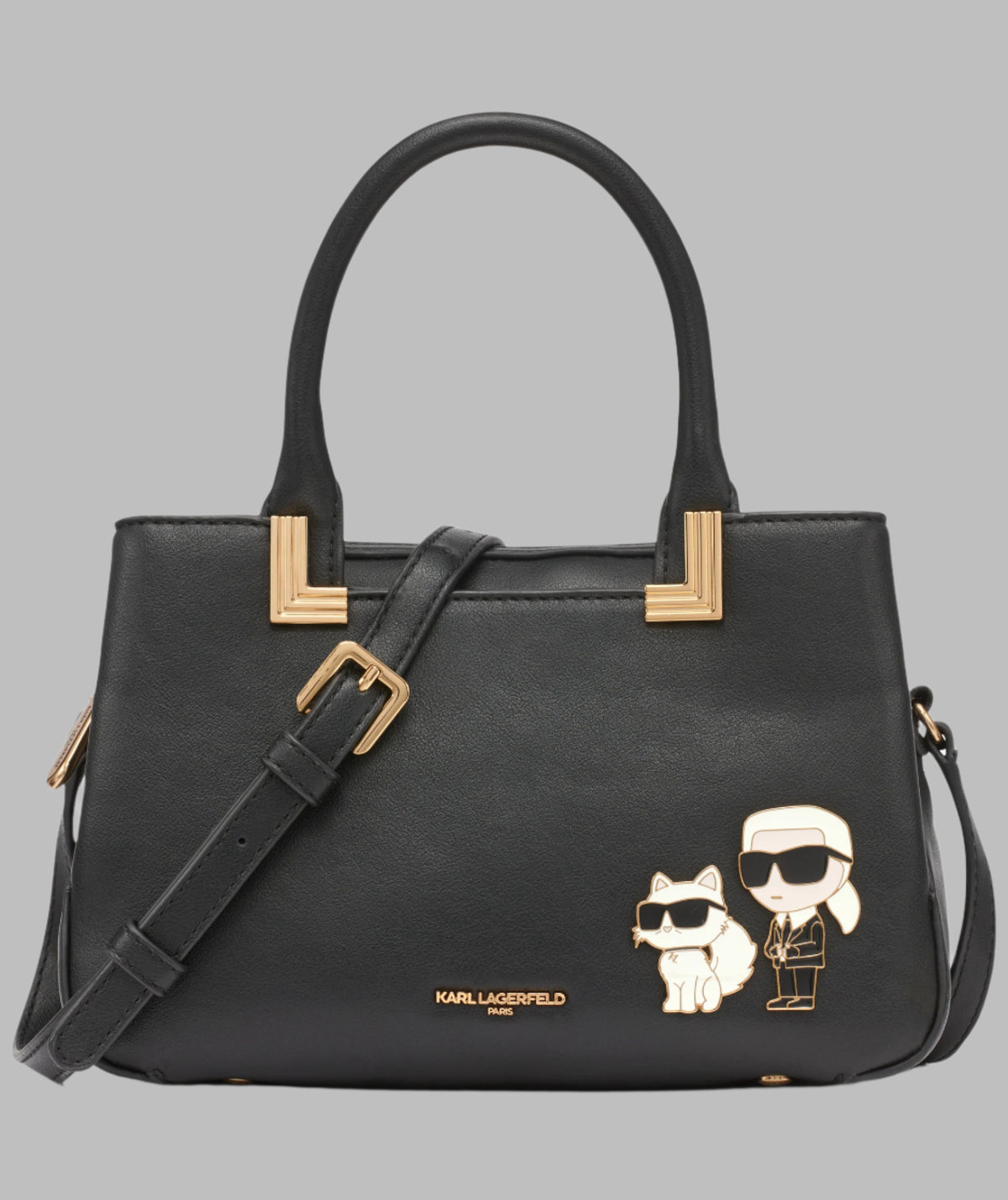 KarlLagerfeld Meribel crossbody with cate pins black