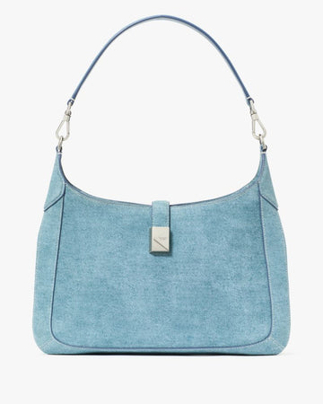 KateSpade Deco Denim Hobo Bag Blue Multi