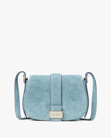 KateSpade Nouveau Mini Saddle Bag Blue Multi