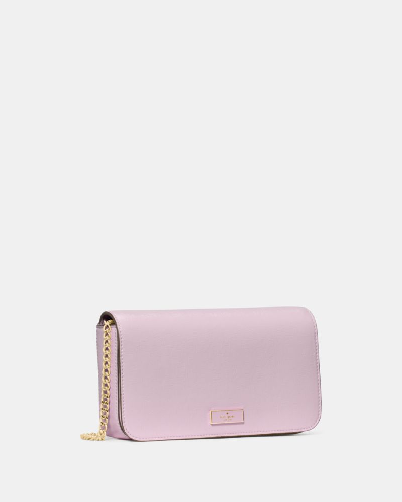KateSpade Bridget Crinkle Patent Mini Crossbody Lilac Moonlight