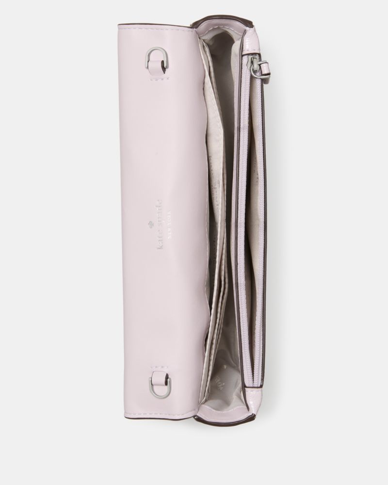 KateSpade Bridget Crinkle Patent Mini Crossbody Lilac Moonlight