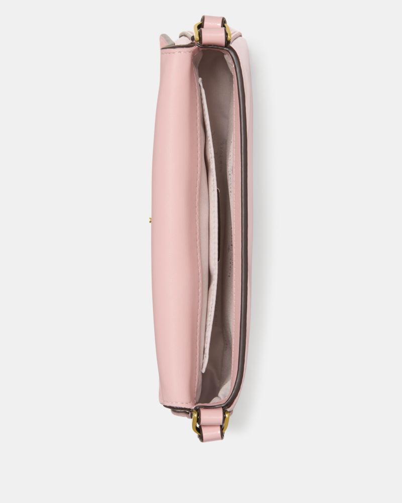 KateSpade Reegan Patent Mini Flap Crossbody Tutu Pink