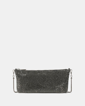 KateSpade Andie Faux Crystal Mesh Small Shoulder Green Multi