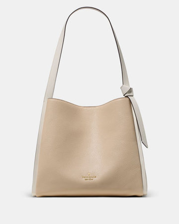 KateSpade Knott Colorblock Large Carryall Light Cream Multi