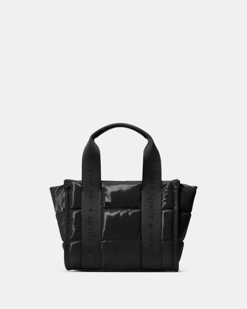 KateSpade Kip Puffy Mini Tote Black